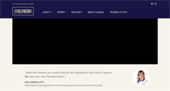 Desktop Screenshot of colombowine.com